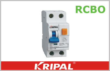 1P + N 10kA Bộ ngắt mạch 2 cực với điện áp quá dòng RCBO