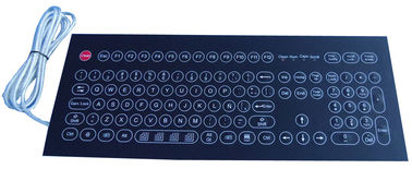 Nhỏ gọn IP65 chống thấm nước màng công nghiệp Bàn phím / bàn phím máy tính có thể giặt