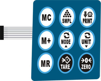 Silicone cao su LED Backlit Mạch chuyển Keypads Đối với Điều hòa